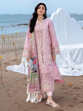 MAHNUR-UNSTITCHED 3PC LAWN CHIKANKAARI EMBROIDERED SUIT-PK-4787