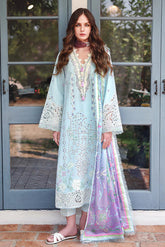 MUSHQ-UNSTITCHED 3PC LAWN CHIKAN EMBROIDERED SUIT-PK-4905
