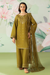 ETHNC-UNSTITCHED 3PC DHANAK SEQUIN EMBROIDERED SUIT-PK-5786