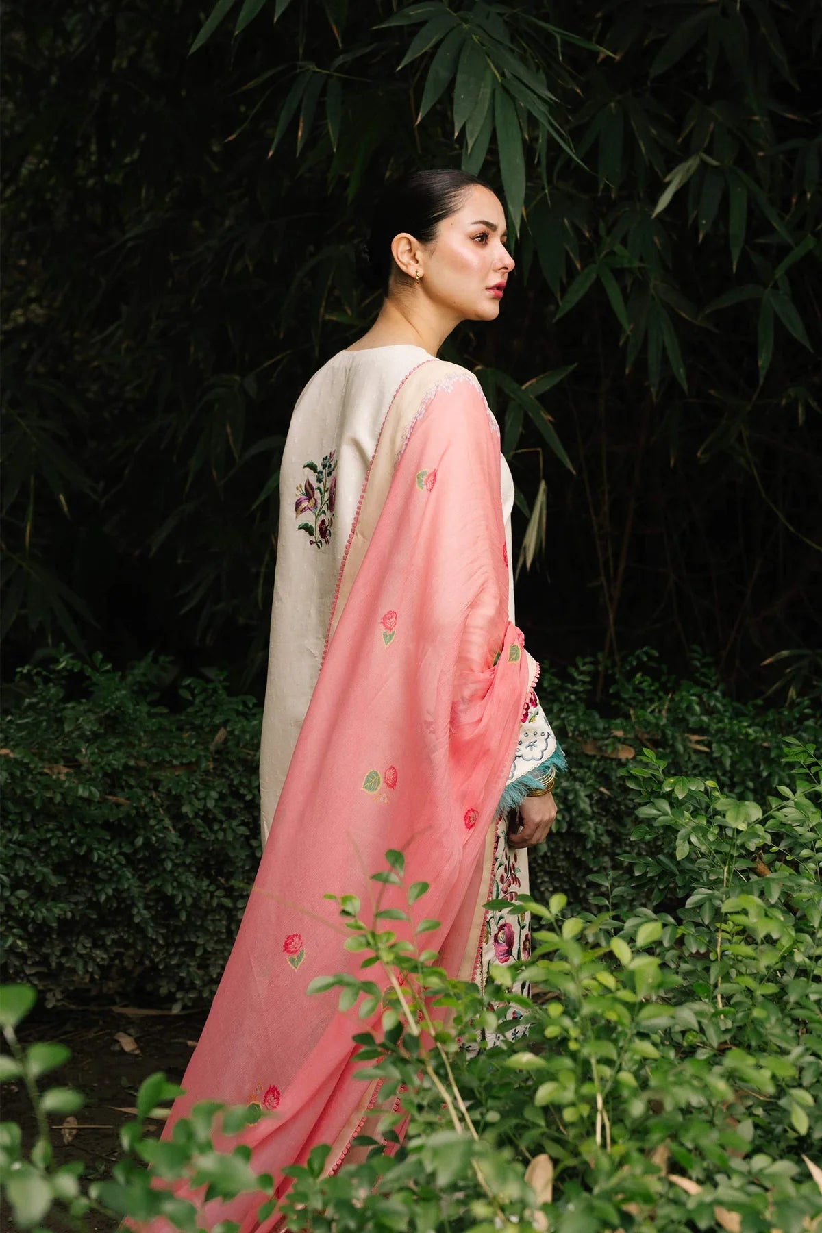 ZAHRA SHAH JAHAN-UNSTITCHED 3PC DHANAK EMBROIDERED SUIT-PK-3529