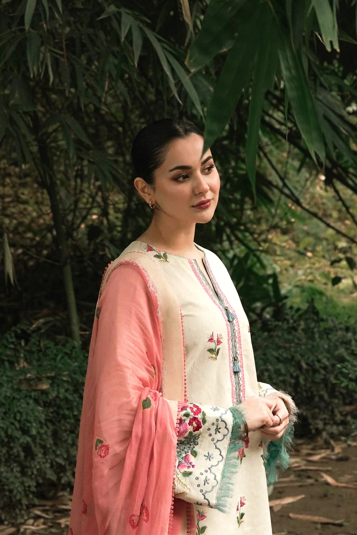 ZAHRA SHAH JAHAN-UNSTITCHED 3PC DHANAK EMBROIDERED SUIT-PK-3529