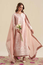 ZAIB-UNSTITCHED 3PC LAWN EMBROIDERED SUIT-PK-4915