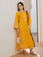 IZEL-UNSTITCHED 3PC LAWN EMBROIDERED SUIT-PK-4821