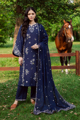 BATIK-UNSTITCHED 3PC DHANAK EMBROIDERED SUIT-PK-5029