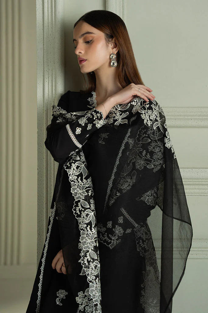 CROSS STITCH-UNSTITCHED 3PC LAWN EMBROIDERED SUIT-PK-5692