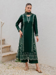 YARDS-UNSTITCHED 3PC LAWN EMBROIDERED SUIT-PK-4827