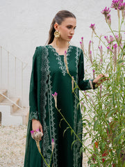 YARDS-UNSTITCHED 3PC LAWN EMBROIDERED SUIT-PK-4827