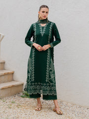YARDS-UNSTITCHED 3PC LAWN EMBROIDERED SUIT-PK-4827