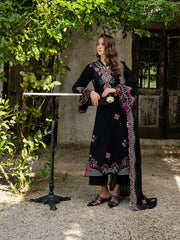 YARDS-UNSTITCHED 3PC LAWN EMBROIDERED SUIT-PK-4852