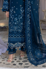 MEHMAL-DAISY-LAWN EMBROIDERED-MBN-08