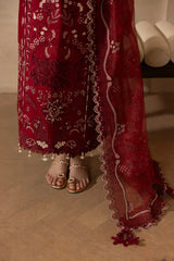 MEHMAL-MARIGOLD-LAWN EMBROIDERED-MBN-09