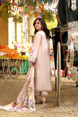 ANEELAS-UNSTITCHED 3PC LAWN EMBROIDERED SUIT-PK-4783