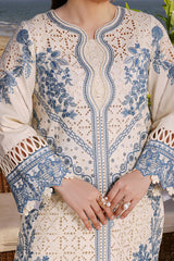 ANEELAS-UNSTITCHED 3PC LAWN EMBROIDERED SUIT-PK-4828