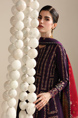 JAZMIN-UNSTITCHED 3PC LAWN EMBROIDERED SUIT-PK-4897