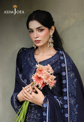 ASIM JOFA-UNSTITCHED 3PC DHANAK EMBROIDERED SUIT-PK-5183