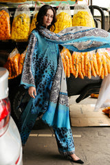 CHARIZMA-UNSTITCHED 3PC KHADDAR DIGITAL PRINTED EMB SUIT-PK-2665