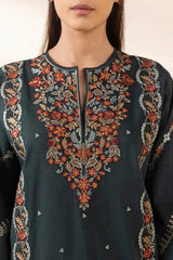 SAPPHIRE-3PC LAWN EMBROIDERED SHIRT WITH MONARK PRINT DUAPATTA AND TROUSER-PK-5643