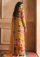 ZAINAB CHOTANI-UNSTITCHED 3PC SHAMOZE SILK PRINTED EMBROIDERED SUIT-PK-1726