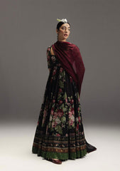 ZARA SHAH JAHAN-FROCK 3PC DIGITAL PRINTED FROCK AND SILK PRINTED DUPATTA-AND TROUSER-PK-1205