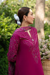MANNAT-UNSTITCHED 3PC DHANAK EMBROIDERED SUIT-PK-5219