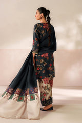 BAROQUE-UNSTITCHED 3PC DIGITAL PRINTED VISCOSE SUIT-PK-5852