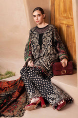 MARIA.B-3PC LAWN EMBROIDERED PRINTED SHIRT WITH CHIFFON PRINT DUPATTA AND PRINT TROUSER-PK-5662
