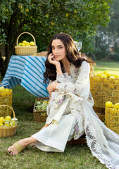 ELAF-UNSTITCHED 3PC DHANAK EMBROIDERED SUIT-PK-5217