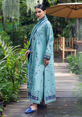 MUSHQ-UNSTITCHED 3PC DHANAK EMBROIDERED SUIT-PK-5180