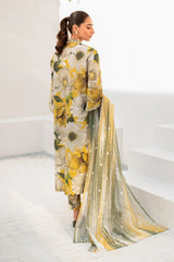 BAROUQE-UNSTITCHED 3PC KARANDI PRINTED SUIT-PK-2573