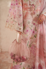 BAROQUE-UNSTITCHED 3PC LAWN DIGITAL PRINTED EMB SUIT-PK-054