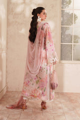 BAROQUE-UNSTITCHED 3PC LAWN DIGITAL PRINTED EMB SUIT-PK-054