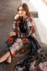 BAROQUE-UNSTITCHED 3PC KHADDAR DIGITAL PRINTED SUIT-PK-2623