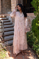 QALAMQAR-UNSTITCHED 3PC LAWN CHIKANKAARI EMBROIDERED SUIT-PK-4660