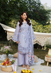 ELAF-UNSTITCHED 3PC DHANAK EMBROIDERED SUIT-PK-5218