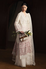 ZARA SHAHJAHAN-UNSTITCHED 3PC LAWN EMBROIDERED SUIT-BIC-