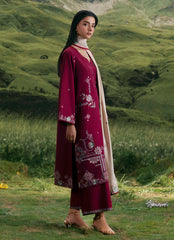 iMAGE-UNSTITCHED 3PC KHADDAR EMBROIDERED SUIT-PK-4373