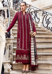 MARIA B - UNSTITCHED 3PC DHANAK EMBROIDERED SUIT-PK-5741
