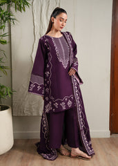 ETHNC-UNSTITCHED 3PC LAWN EMBROIDERED SUIT-PK-4871
