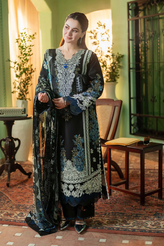 JADE- UNSTITCHED 3PC DHANAK HEAVY EMBROIDERED SUIT-PK-5794