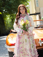 JADE-3PC LAWN CHIKANKAARI EMBROIDERED SUIT-PK-4764