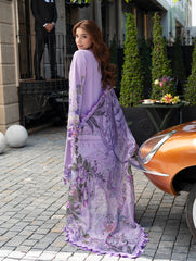 JADE-UNSTITCHED 3PC LAWN CHIKANKAARI EMBROIDERED SUIT-PK-4794