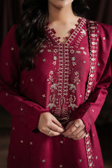 BATIK-UNSTITCHED 3PC KARANDI EMBROIDERED SUIT-PK-4403