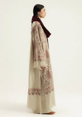 ZARA SHAHJ AHAN-UNSTITCHED 3PC KHADDAR HEAVY EMBROIDERED SUIT-PK-4396