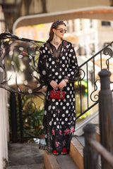 MARIA.B-UNSTITCHED 3PC LAWN PRINTED EMB SUIT-PK-05