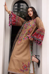 CHARIZMA-UNSTITCHED 3PC DHANAK EMBROIDERED SUIT-PK-5319