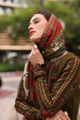 CHARIZMA-UNSTITCHED 3PC DHANAK EMBROIDERED SUIT-PK-5320
