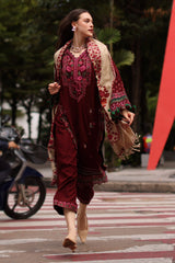 CHARIZMA-UNSTITCHED 3PC DHANAK EMBROIDERED SUIT-PK-5317