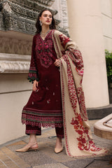 CHARIZMA-UNSTITCHED 3PC DHANAK EMBROIDERED SUIT-PK-5317