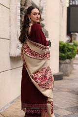 CHARIZMA-UNSTITCHED 3PC DHANAK EMBROIDERED SUIT-PK-5317