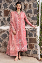 QALAMQAR-UNSTITCHED 3PC DHANAK EMBROIDERED SUIT-PK-5770